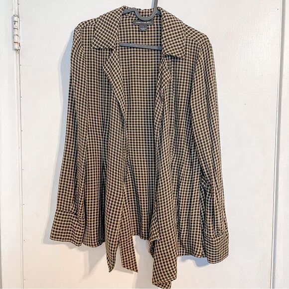 Something Navy Menswear Blazer Top Brown Check S - Picture 8 of 9